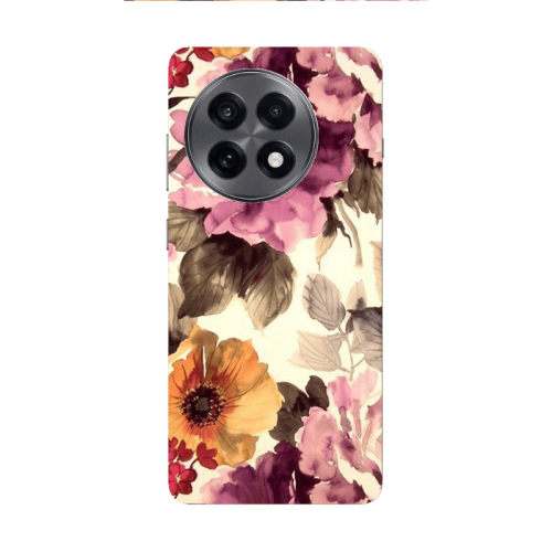 Oneplus 13 5G Daisies and roses Transparent Silicone TPU Θήκη